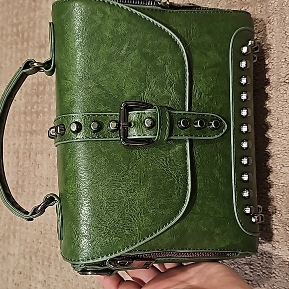 Olive green Handbag - Picture 5 of 17